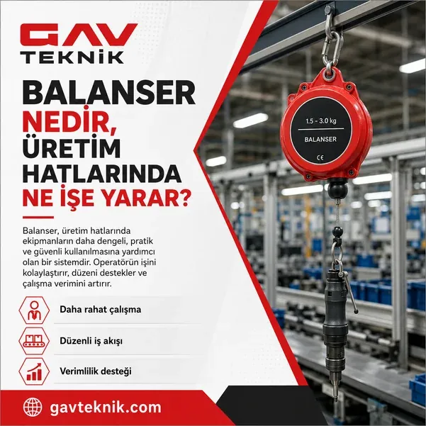 Balanser Nedir, Üretim Hatlarında Ne İşe Yarar